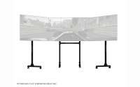 Free Standing Triple Monitor Stand, view 4
