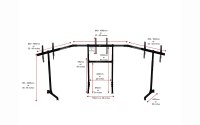 Free Standing Triple Monitor Stand, view 7