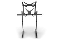 Freestanding Dual (2) Monitor Stand – Up to 80" Display for Sim Racing, Flight Simulation & Truck Simulators, view 3