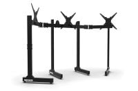 Freestanding Triple (3) Monitor Stand with Extra Leg Supports - Up to 55" Displays for Sim Racing, Flight Simulation & Truck Simulators, view 2