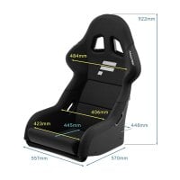 GT Cockpit Seat (Black), view 4