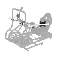 GT Cockpit Triple Monitor Expansion Kit - White, view 3