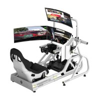 GT Cockpit Triple Monitor Expansion Kit - White, view 4