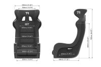 GT Pro Racing Bucket Seat - Carbon Fiber Finish (Seat Only), view 4