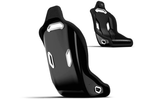 HSX Hybrid Formula Pro Racing Bucket Seat - Fiberglass Black | Alpine F1 Engineered Design (Seat Only)