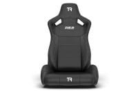 RE2 Dual-Lock Reclining Sim Racing Seat - Black Diamond-Stitched Leather-Style (Seat Only), view 3