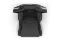 RE2 Dual-Lock Reclining Sim Racing Seat - Black Diamond-Stitched Leather-Style (Seat Only), view 6