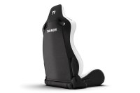 RE2 Dual-Lock Reclining Sim Racing Seat - White Diamond-Stitched Leather-Style (Seat Only), view 2