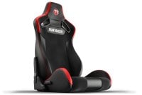 Recliner Sim Racing Seat - Premium Leather/Alcantara-Style Adjustable Seat (Seat Only), view 5