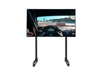 Round Tube Freestanding Single Monitor Stand, view 2