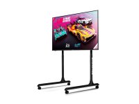 Round Tube Freestanding Single Monitor Stand, view 3