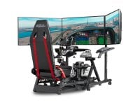 Round Tube Freestanding Triple Monitor Stand, view 4