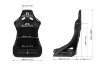 RS GT Rally-Pro Racing Bucket Seat - Fiberglass (Seat Only), view 8
