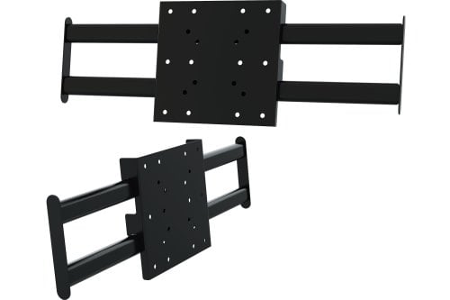 Side Arms for Triple Monitor Stands - Suitable for 2 x 22" to 32" Monitors