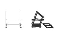 Universal Pedal Bracket System for Inverted, Formula & GT Hybrid Pedals, view 7