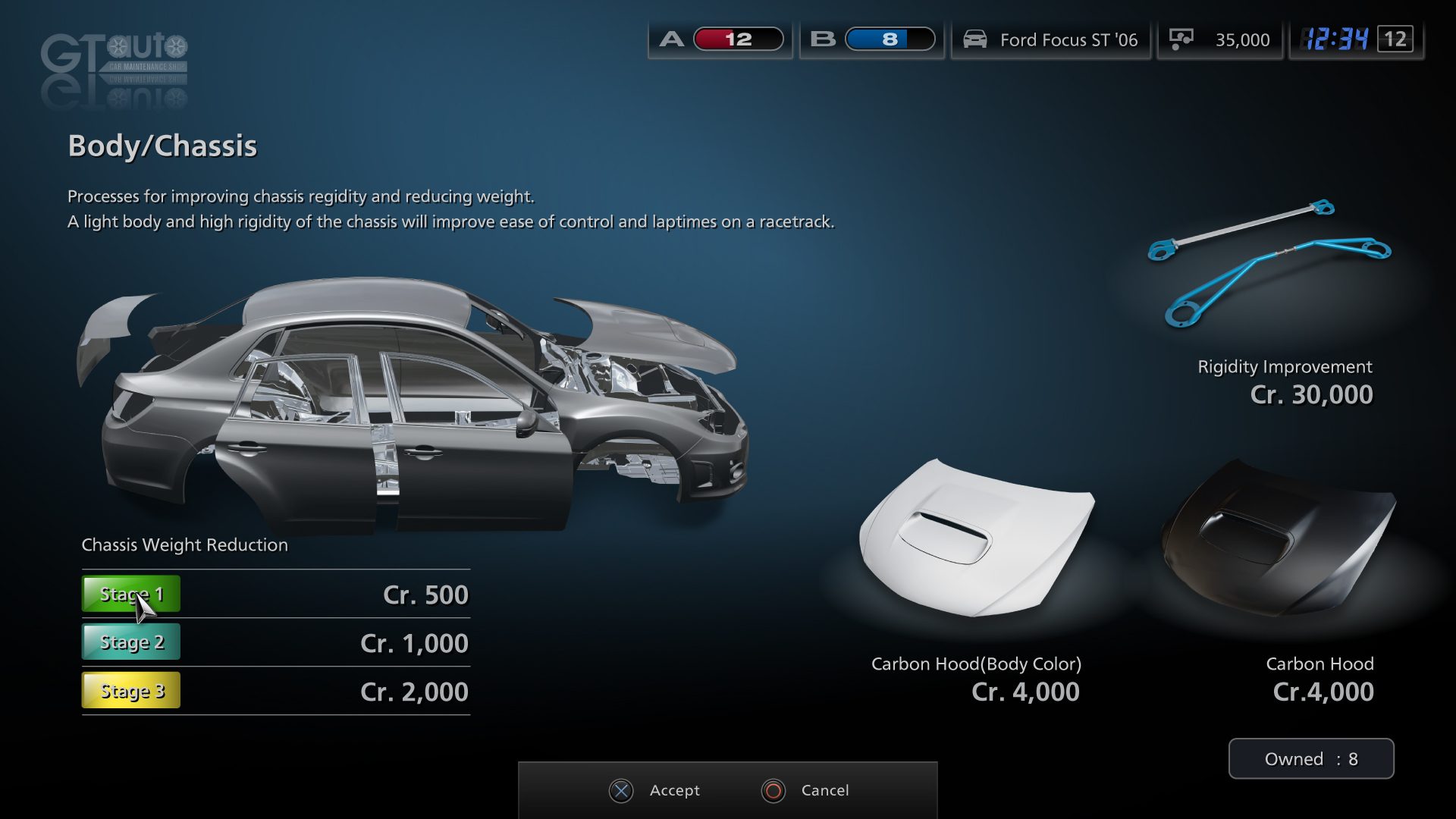 Gran Turismo 5 Menu Screens Show Tuning Options