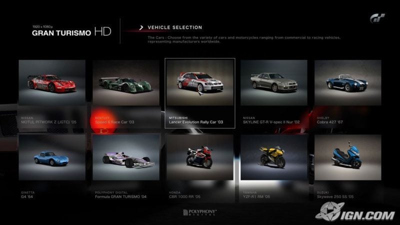 Gran Turismo HD Concept - IGN