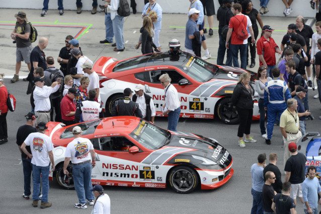 Doran Racing GT Academy #14 (bottom) and #41 Nissan 370Z NISMO