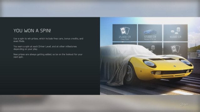 Forza Motorsport 6's Prize Spinner and Mod systems detailed - Team VVV