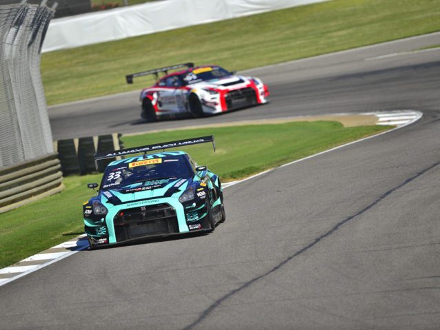 Leeds, AL - Apr 23, 2016: The g teams take to the track on Pirelli tires during the Pirelli World Challenge at Barber Motorsports Park Presented by Porsche at the Barber Motorsports Park in Leeds, AL.