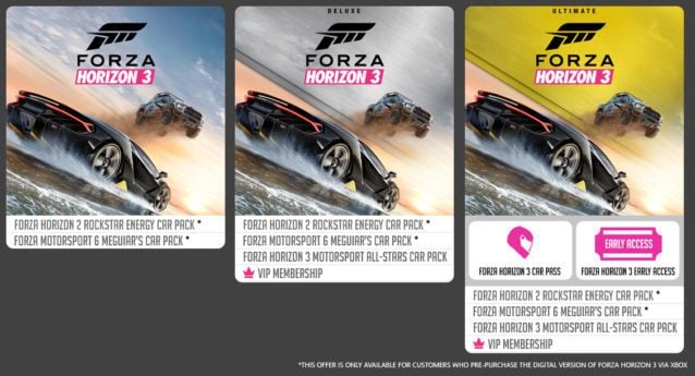 forza horizon 3 price