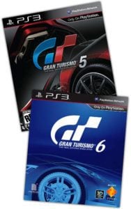 gt5 and gt6 box art