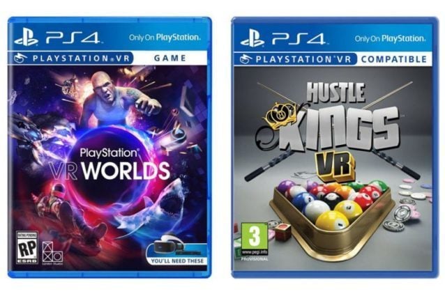 PlayStation VR boxes