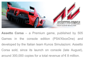 Assetto Corsa delayed on PS4 and Xbox One