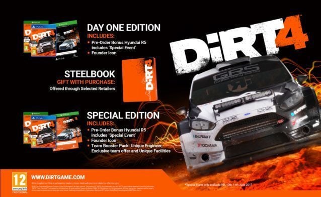 Tegne komfortabel Pastor DiRT 4 Special Edition and Day One Edition Details Announced – GTPlanet