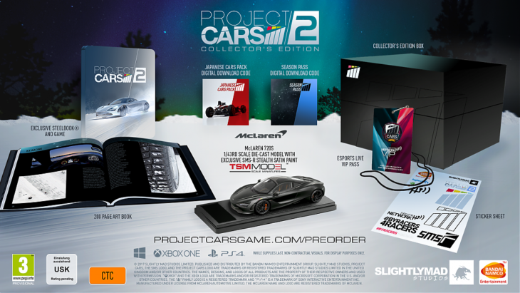 Pre-Order and Limited Edition details for Project CARS announced