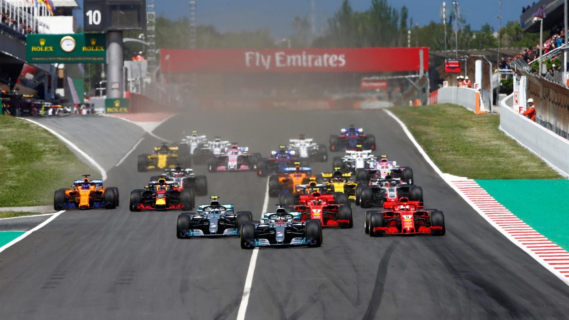 2018 Formula One Emirates Spanish Grand Prix — Race Results