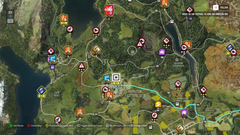 All Forza Horizon Games - World Map Comparison (Forza Horizon - Forza  Horizon 4) 