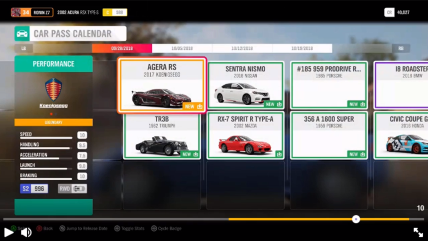 Forza Horizon 4 Oct Car Pass 860x484