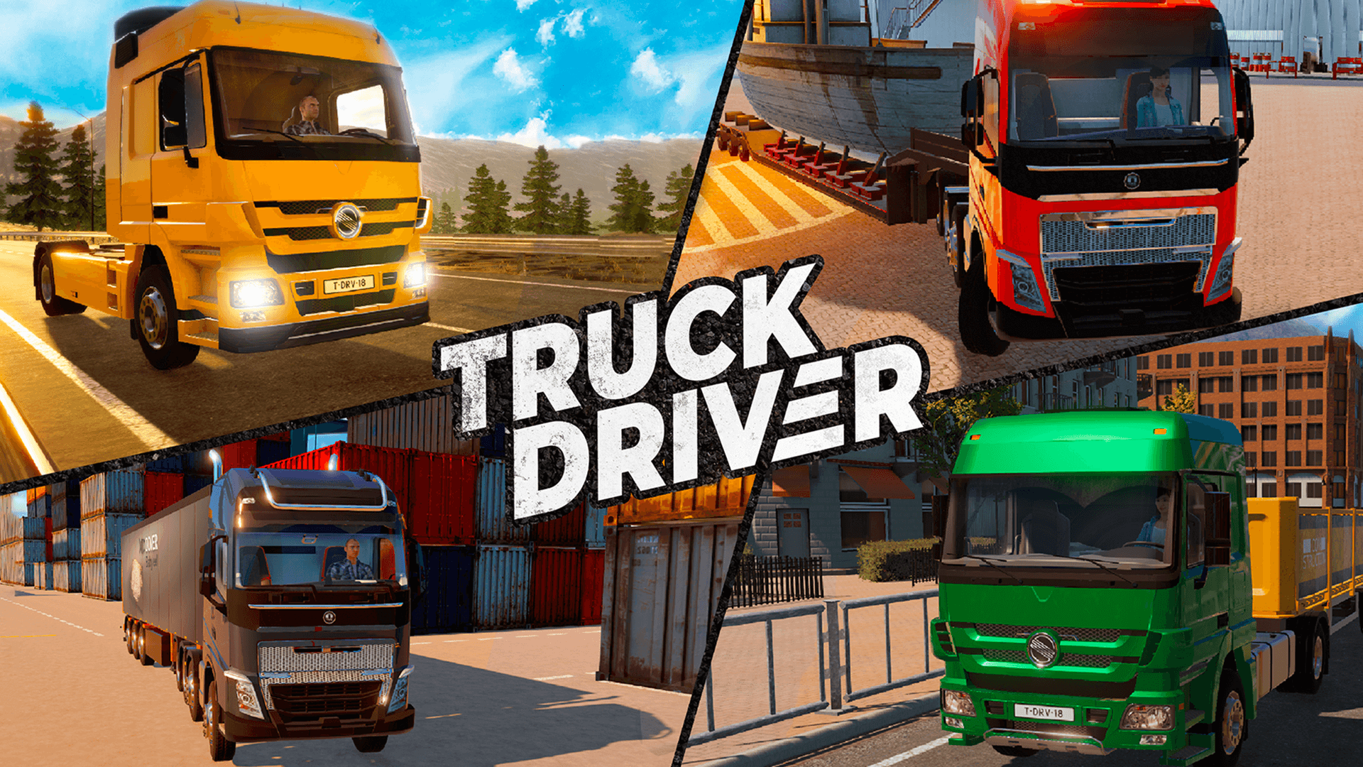  Truck Driver - PlayStation 4 : Soedesco Publishing B V: Video  Games