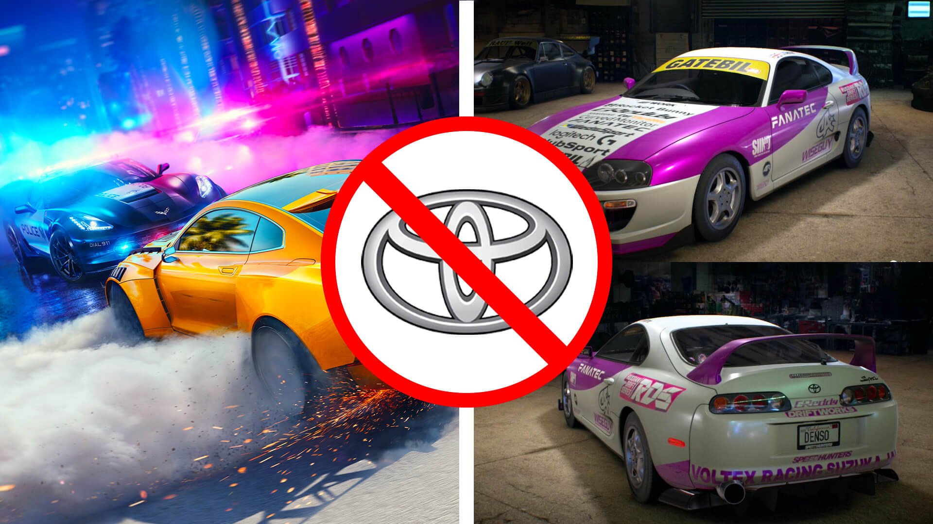 Toyota Doesnt Want Its Cars In Games With Illegal Street