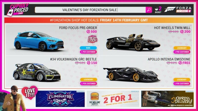 This Week S Forza Horizon 4 Season Change A V10 Valentine S Gift