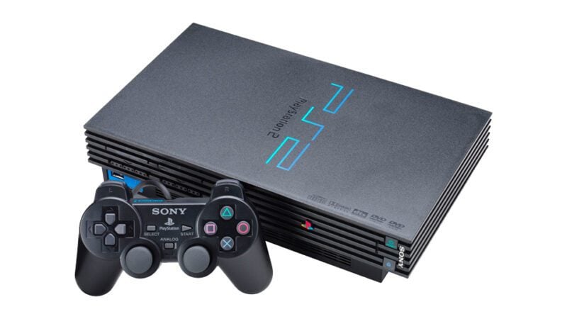 *FAN FAVORITE* PlayStation 2 Slim Black PS2 Player Pak