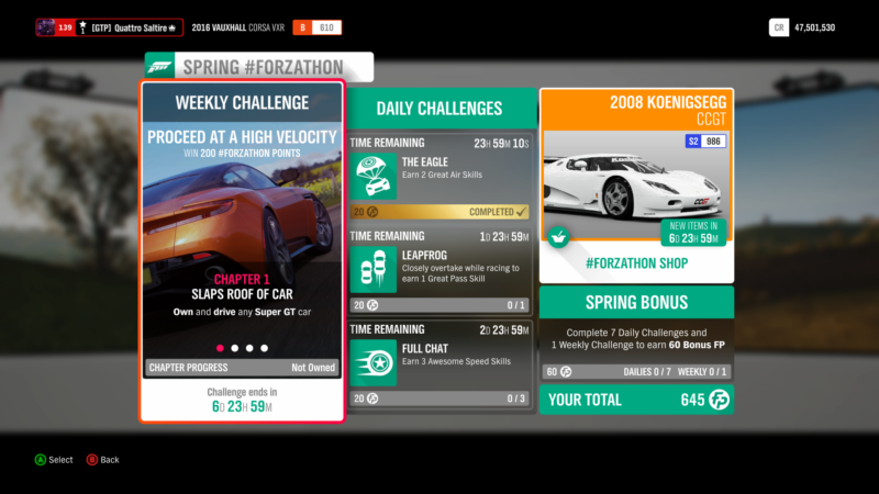 Forza Horizon 4 Season Change Supercharged Spring Slides