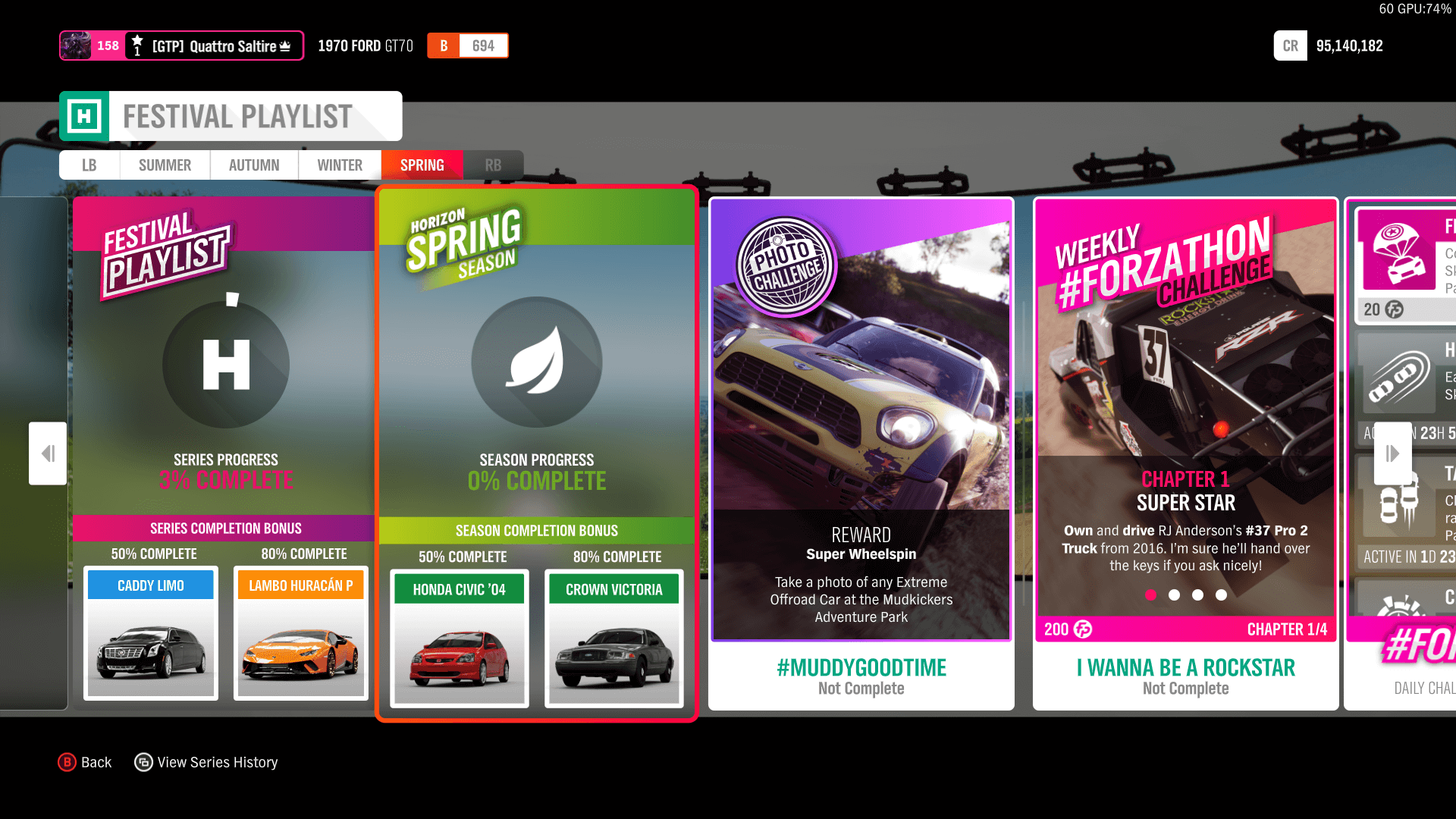 Forza Horizon 4 Season Change Rotary Spring Chicken