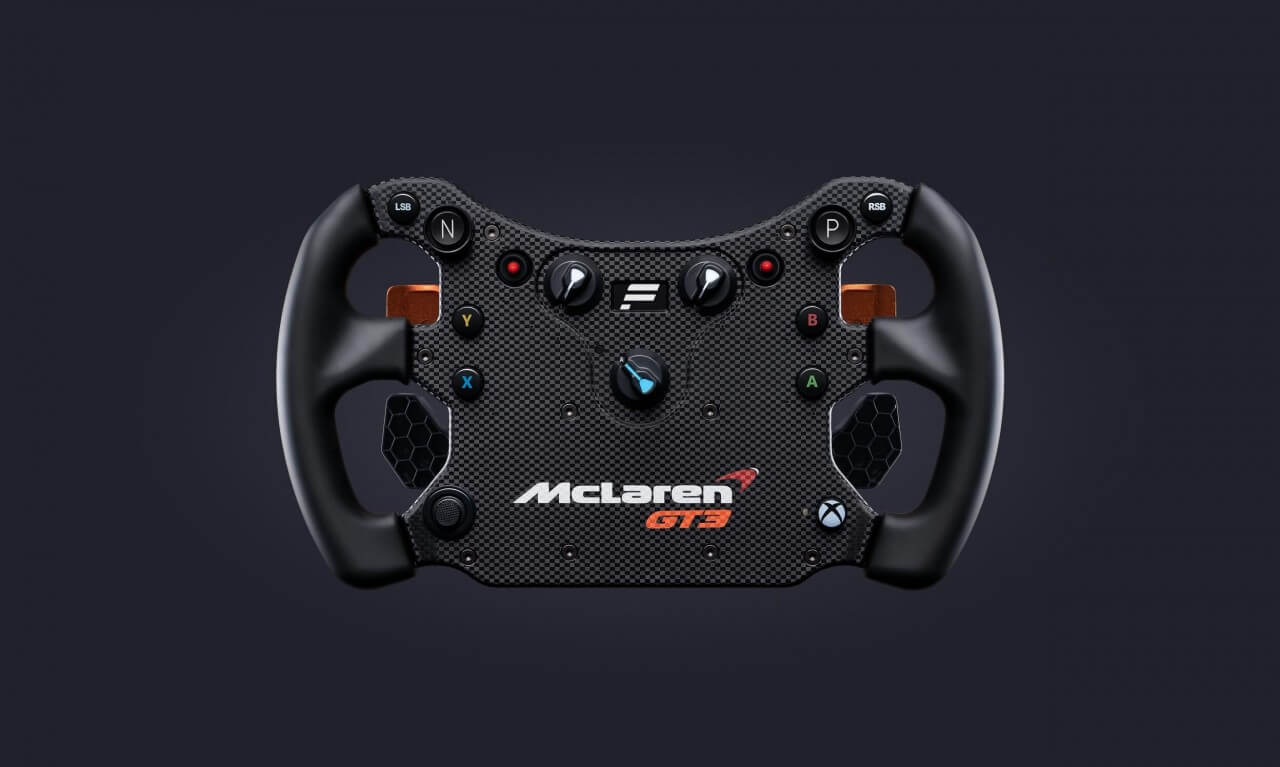 Fanatec Reveals New CSL Elite McLaren GT3 V2 Wheel – GTPlanet