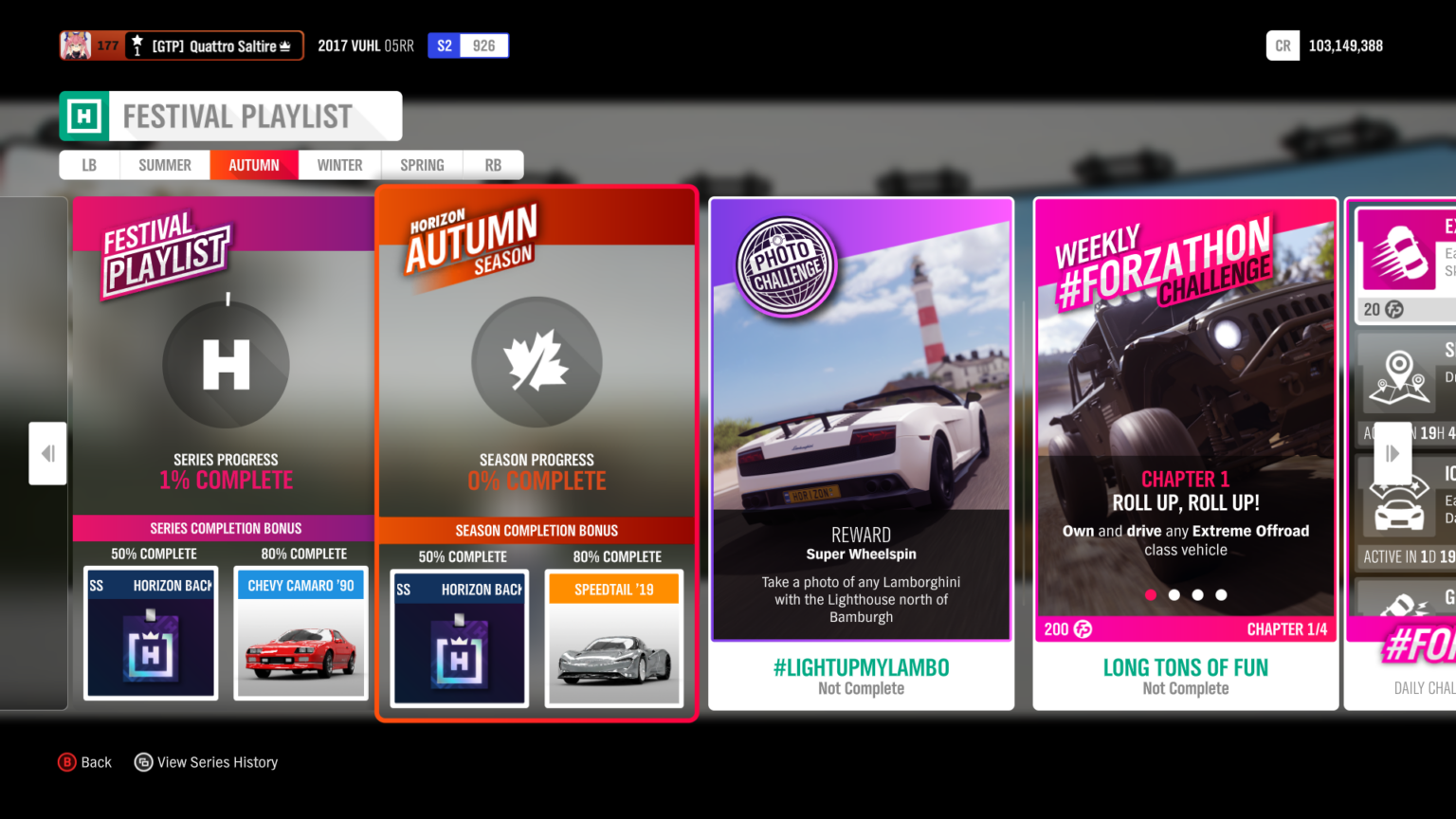 Forza Horizon 4 Season Change: The Still Waters of Autumn – GTPlanet