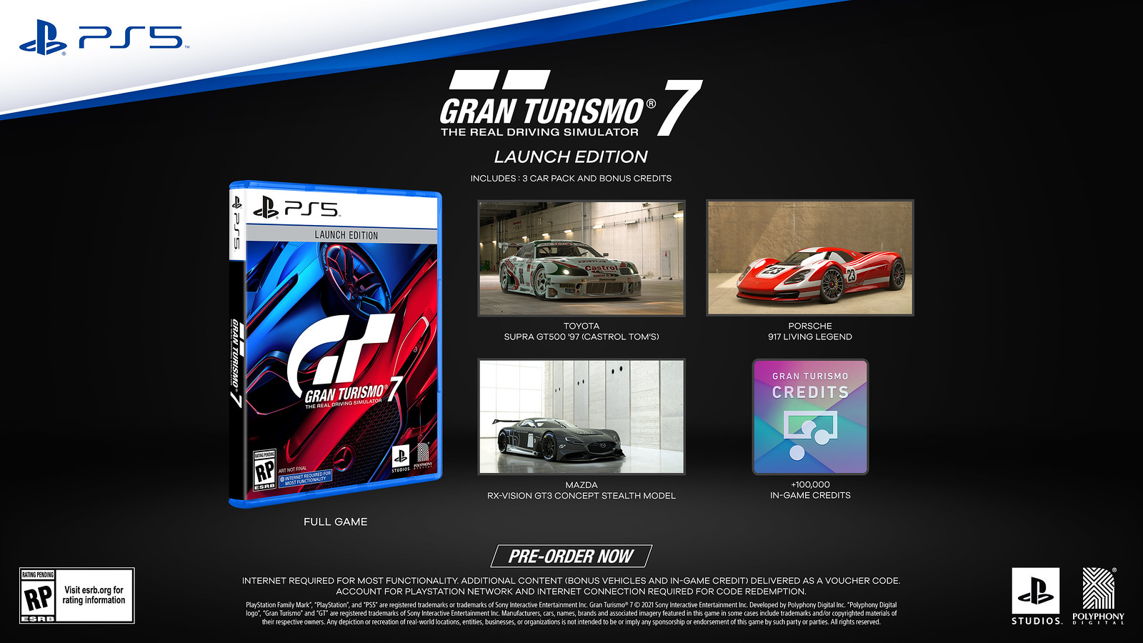 GRAN TURISMO 7 PS4 FULL GAME CARD + 1 MILLION CR 25th Anniversary