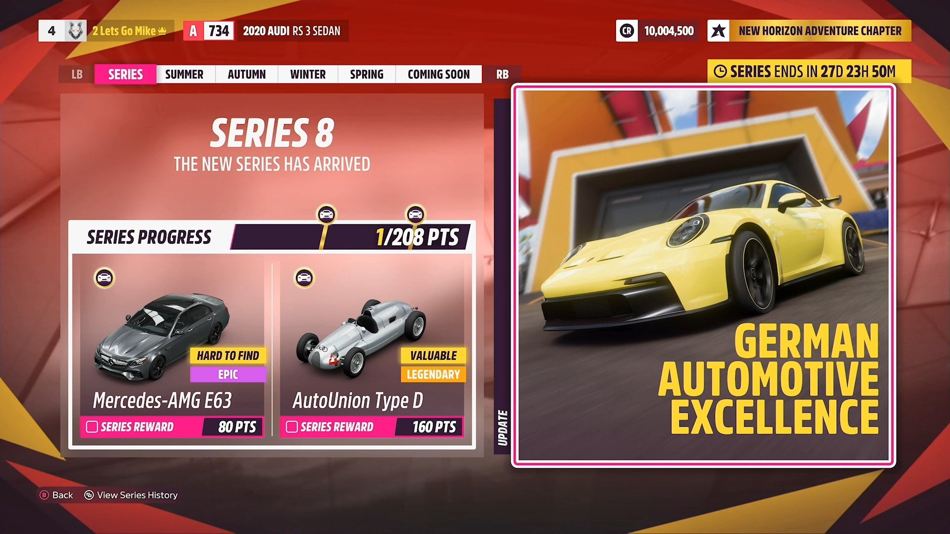 Forza Horizon 5 Series 8 celebrates German auto excellency with new cars  and more