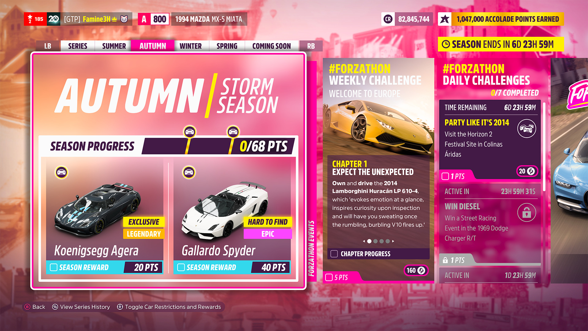 Forza Horizon 5 Series 6 Autumn: Festival Playlist, reward cars, challenges  & more