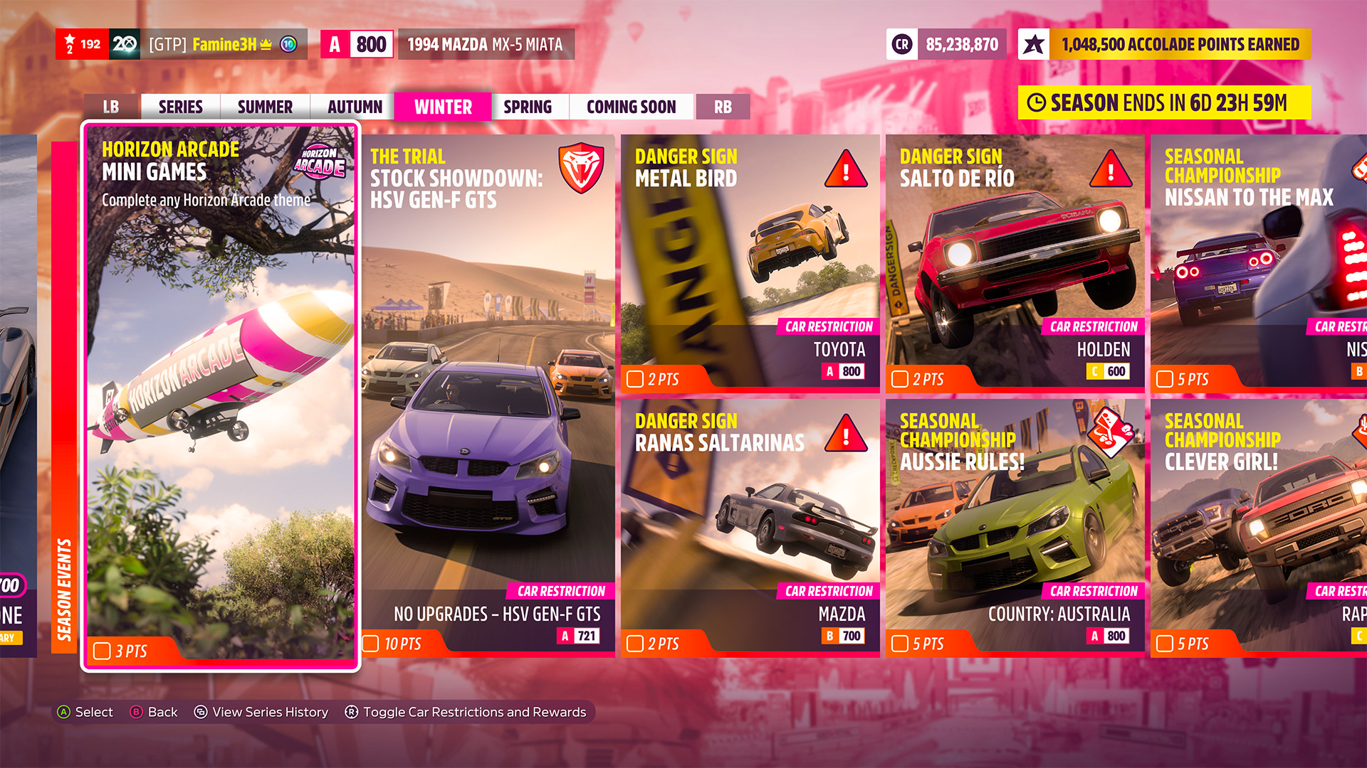 Forza Horizon 5 Series 6 Update Adds New Festival Playlist