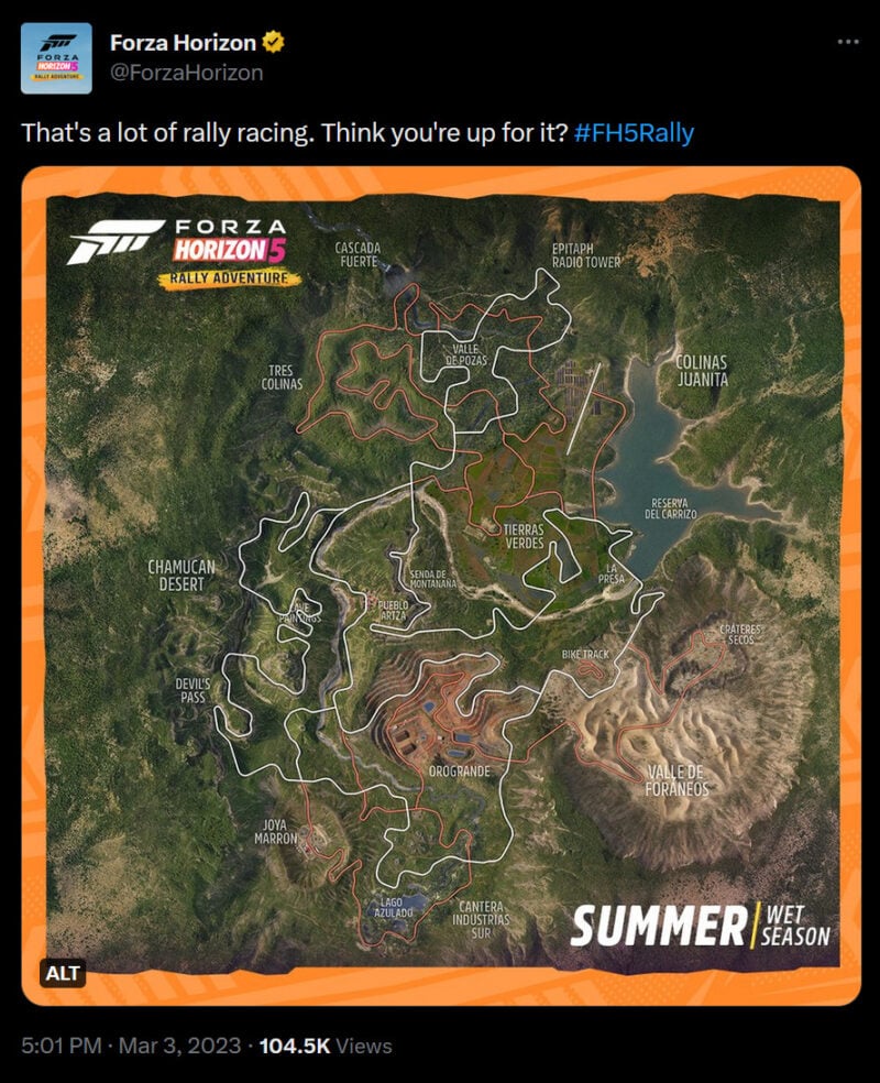 Forza Horizon 5 Map