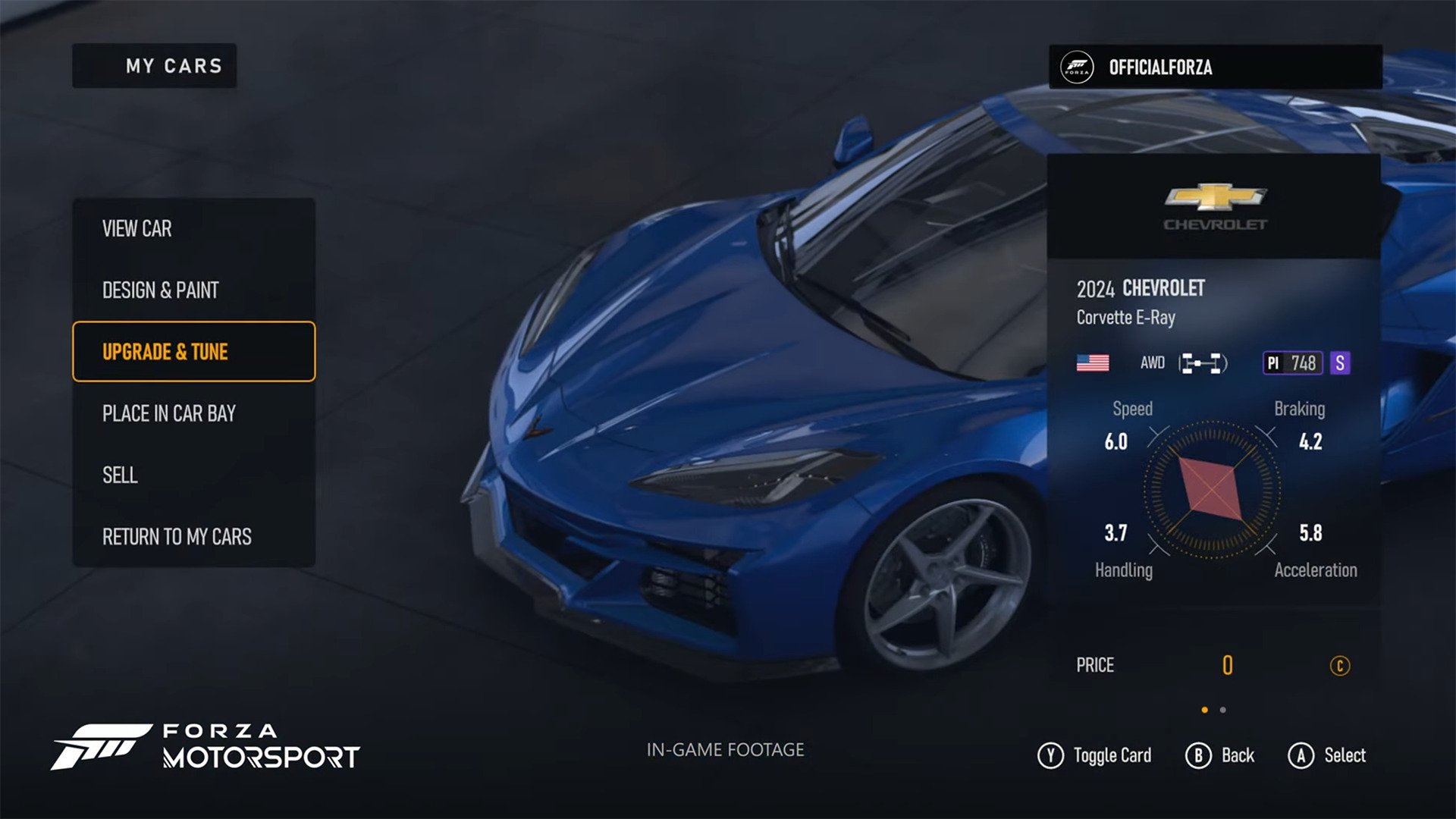 Cadillac V-Series.R and Corvette E-Ray Race into Forza Motorsport