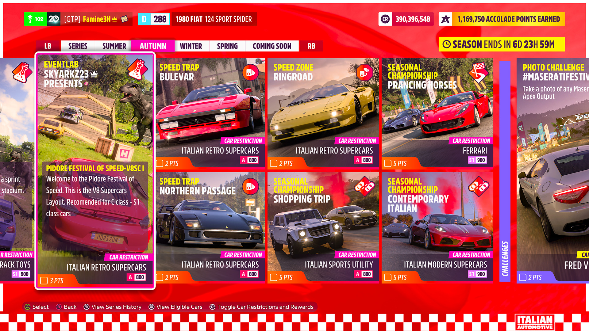 Forza Horizon 5 'Italian Automotive' update brings 23 cars, doubles Garage  limits