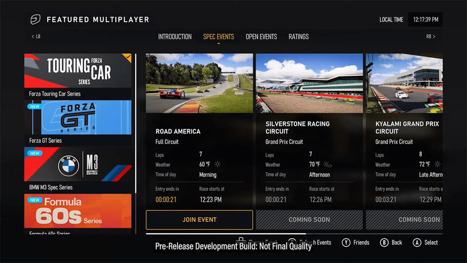 Forza Motorsport will include multiplayer Forza Race Regulations (FRR) and  Driver Ratings