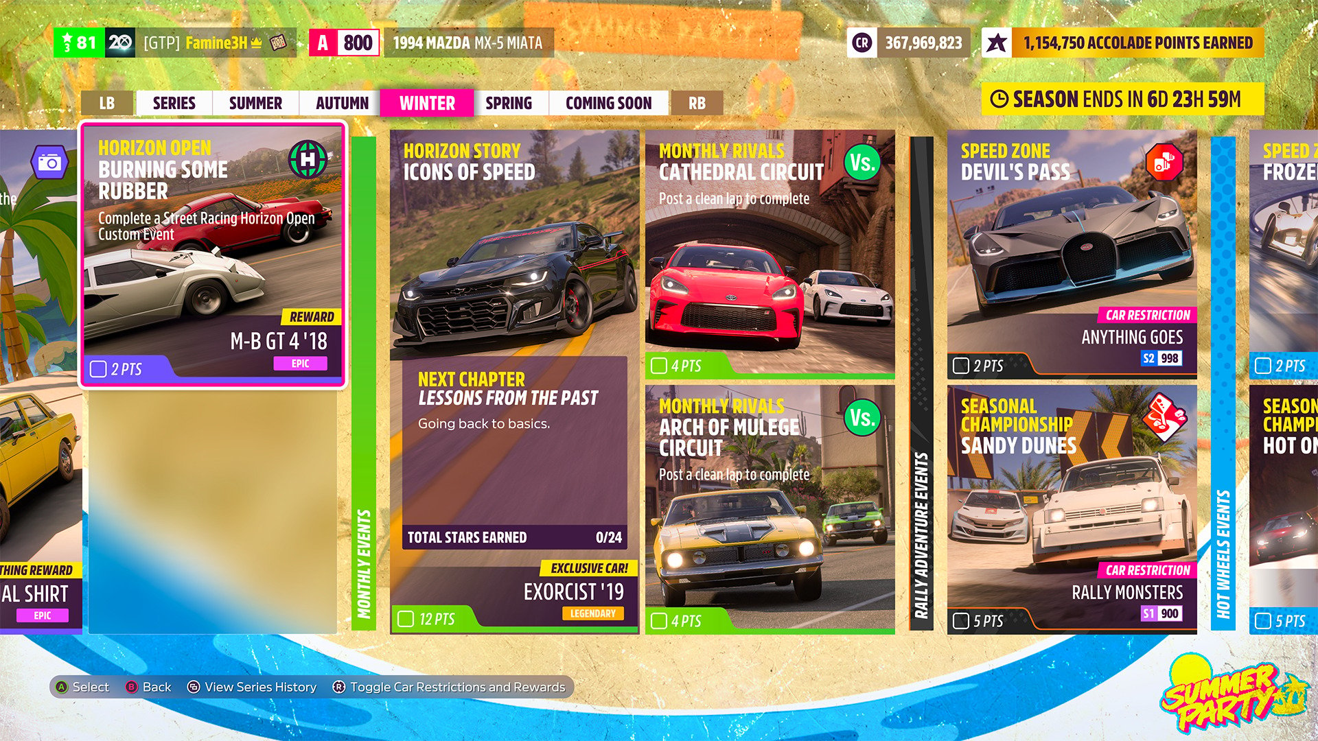 Forza Horizon 5 Series 19 Updates Include Four New Cars, Launch Control